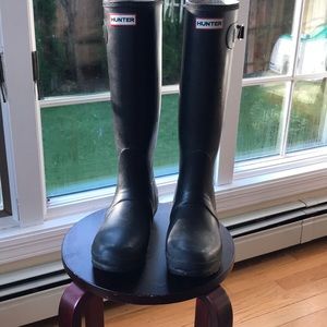 Hunter boots black